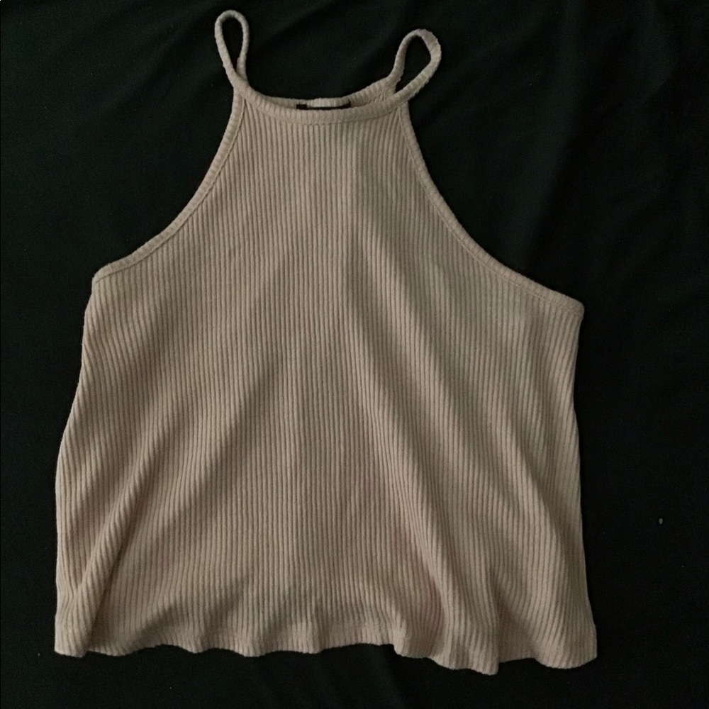 Pink halter top